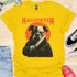 Halloween - V2 - Black and White Bulldog Face T-Shirt